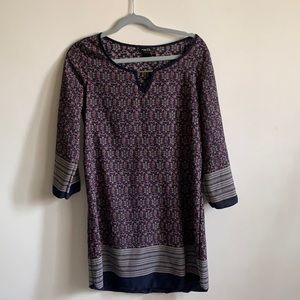 Spring style midi sleeve dress.